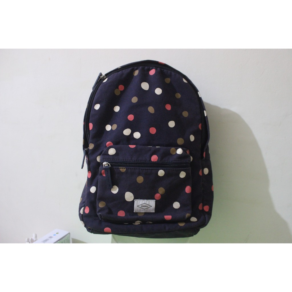 Jual Fossil Polka Dot Backpack | Shopee Indonesia display picture 1