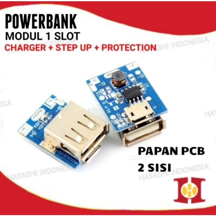 Jual Modul Powerbank Slot Multi Charger Plus Step Up Plus Protection