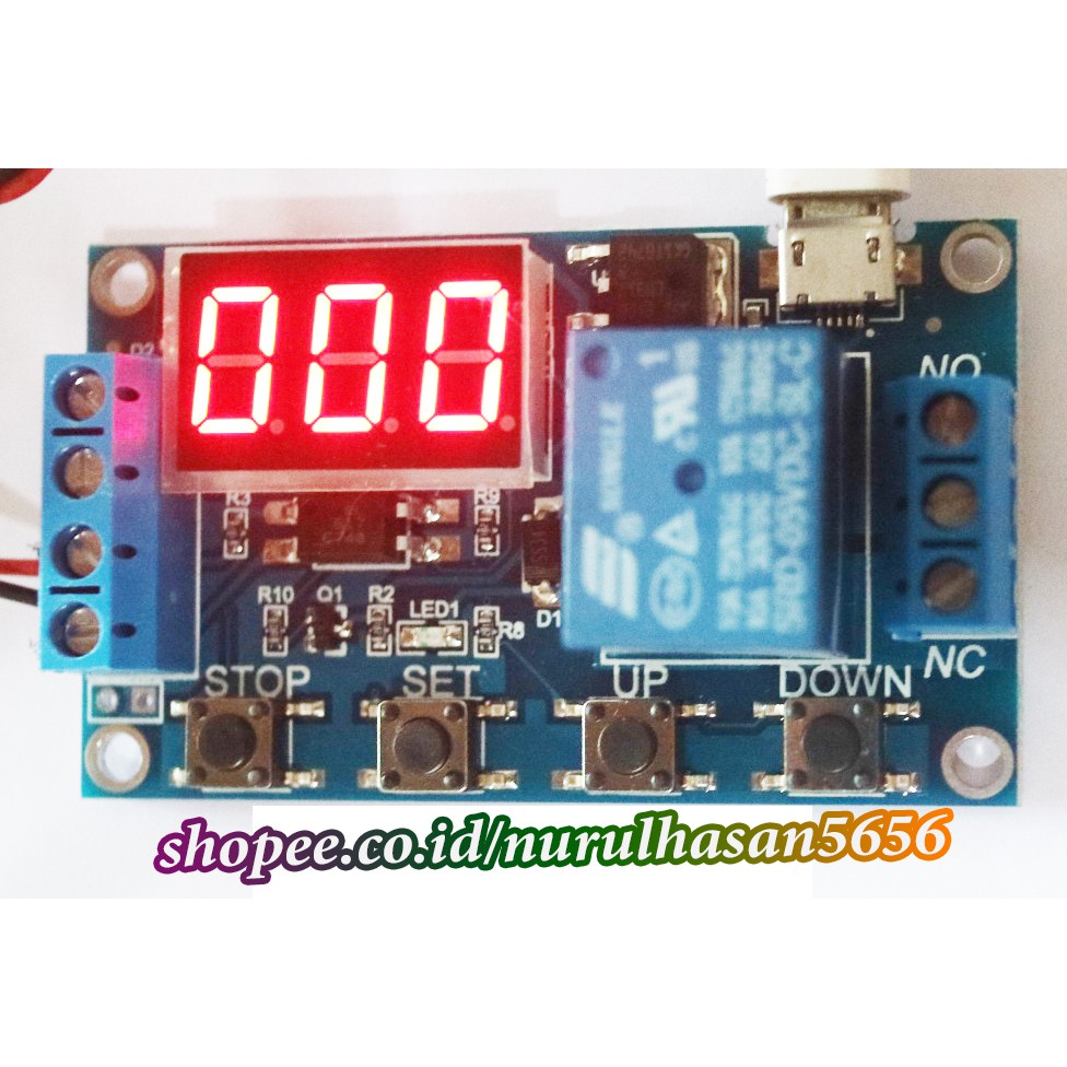 Jual digital delay timer second detik menit looping cycle max 10a