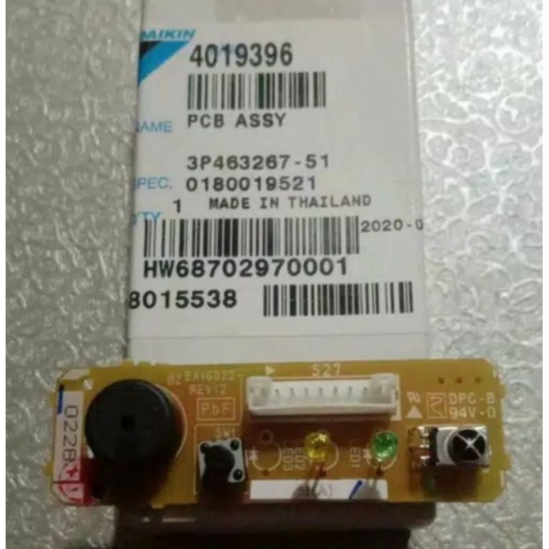 Jual Sensor resiver ac daikin type FTC standar R32 soket 9 pin 2 lampu ...