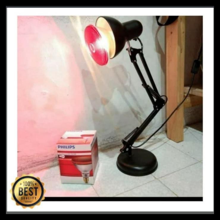 Jual Lampu Terapi Infrared Philips 150 Watt 150W Set Komplit Dudukan ...