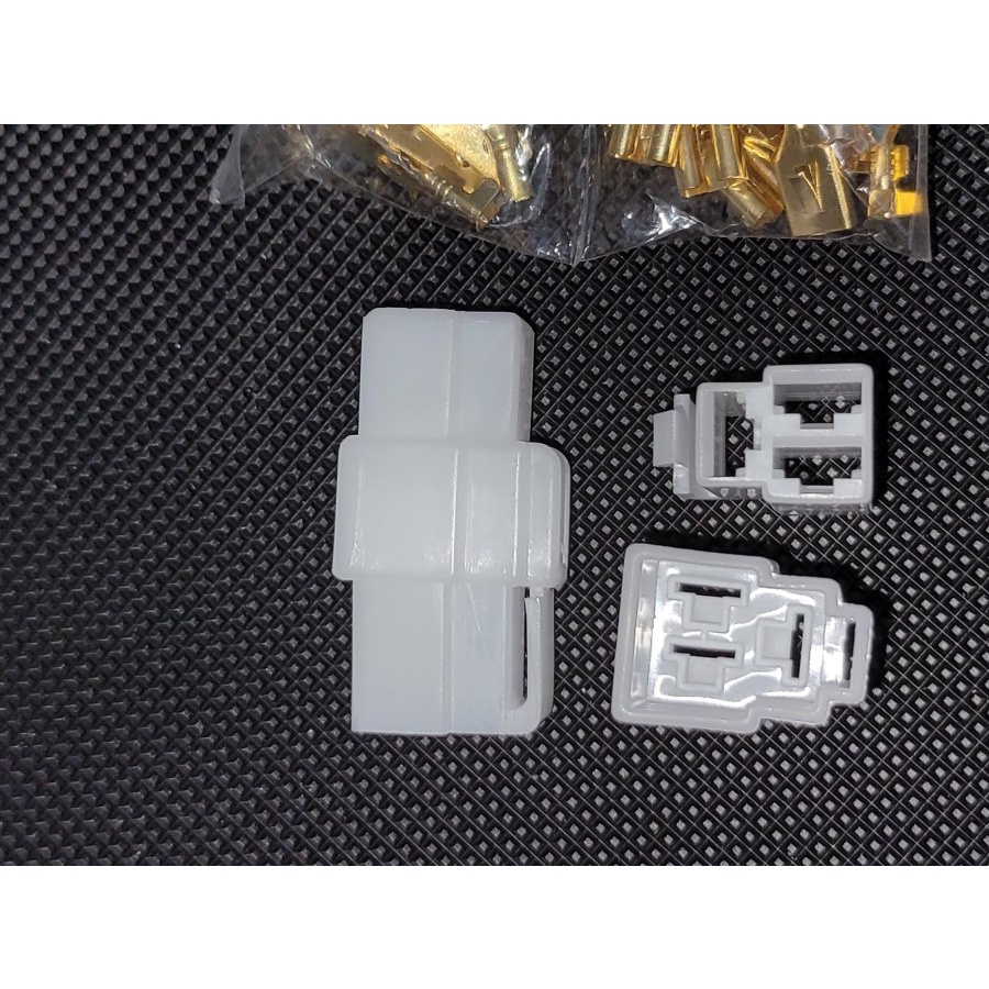 Jual Socket mobil 3 pin besar 10 set/ connector skun motor soket ...