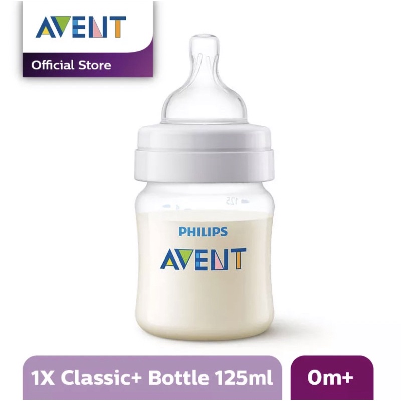 Jual AVENT Bottle Natural Classic 0m+ 1m+ Putih Single Pack White