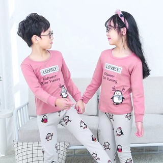 PIYAMA ANAK LV BROWN pajamas pasangan couple mom kid baju tidur bobo piama  murah anak laki laki perempuam jakarta