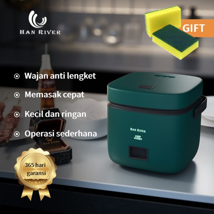 Jual Han River Rice Cooker Hrrc03 Magic Com Portable Shopee Indonesia