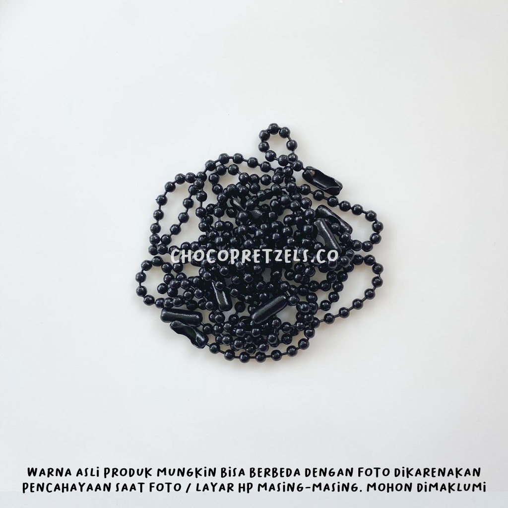 Jual [10 PCS] Rantai Biji Lada Warna / DIY Keychain Bahan Gantungan ...