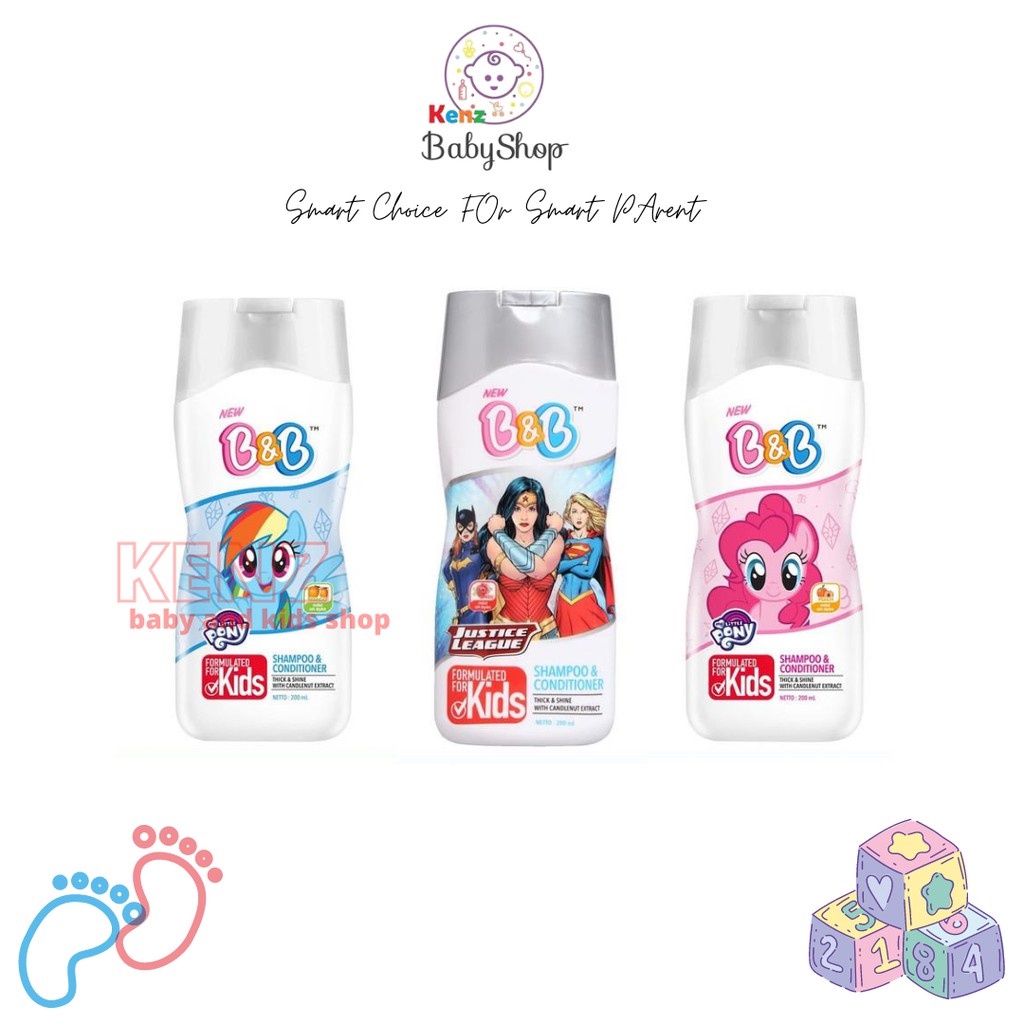 Jual B&B Kids Shampo & Conditioner 200ML | Shopee Indonesia