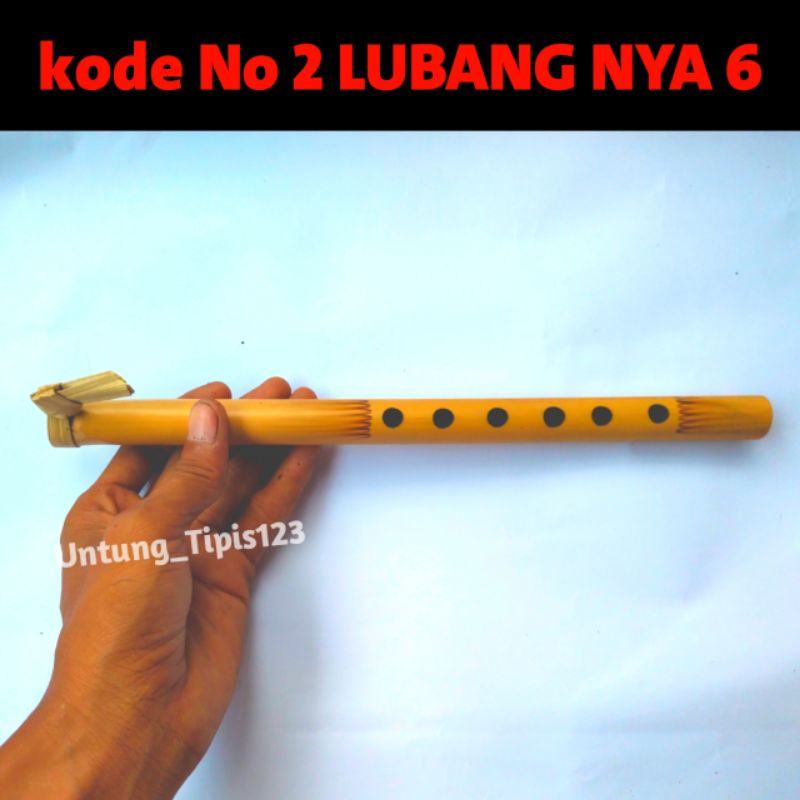 Jual Seruling Bambu Dangdut Suling Sunda 6 Dan 4 Lubang Tradisional ...