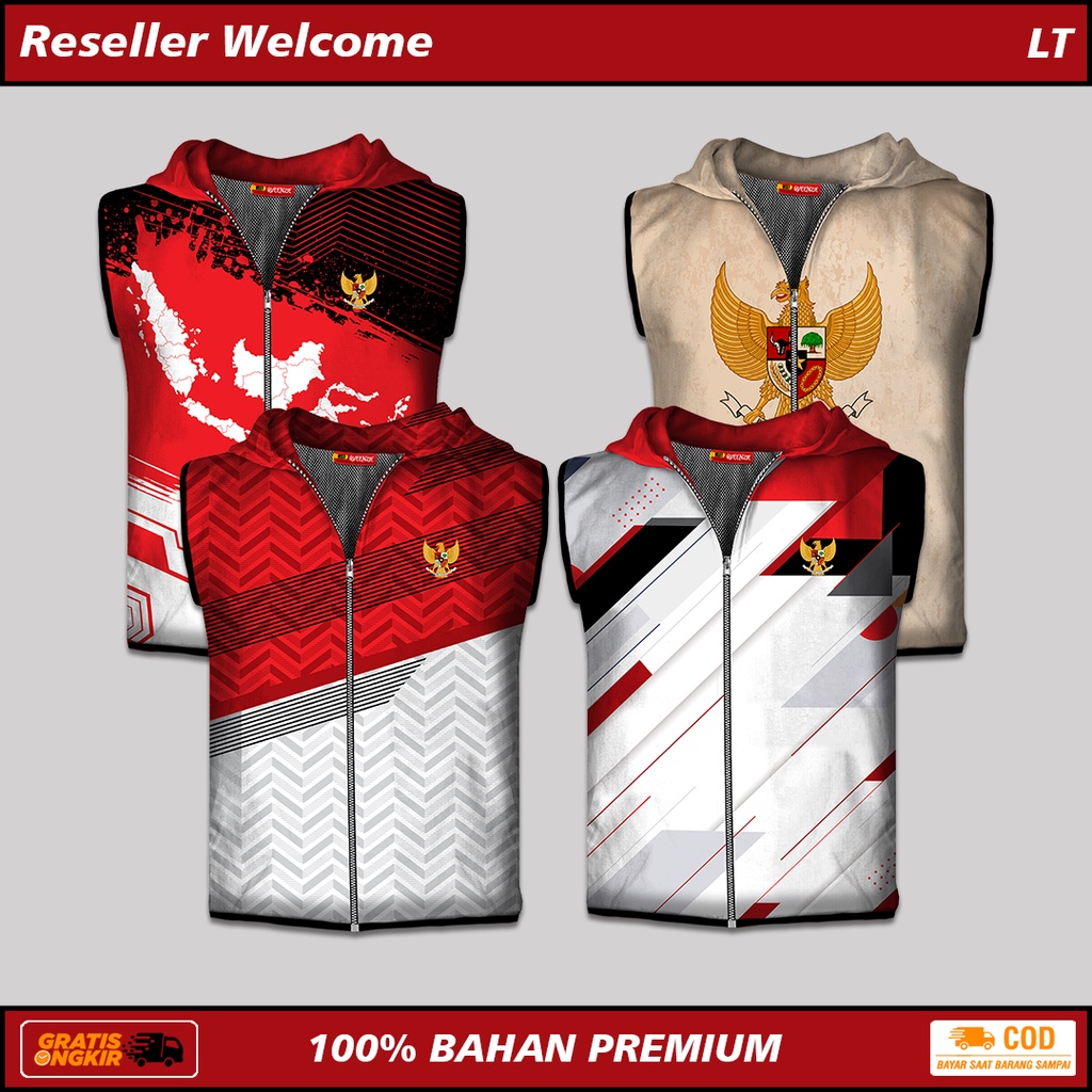 Jual Bilqueen Rompi Full Printing Bahan Lotto Premium Berhoodie Unisex ...