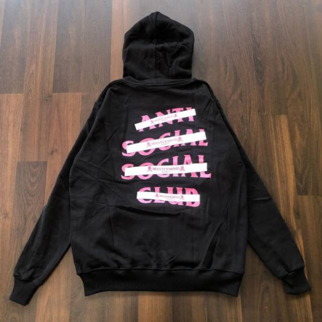 HOODIE ASSC SKULL ANTI SOCIAL SOCIAL CLUB MIRROR ORIGINAL ASSC SKULL