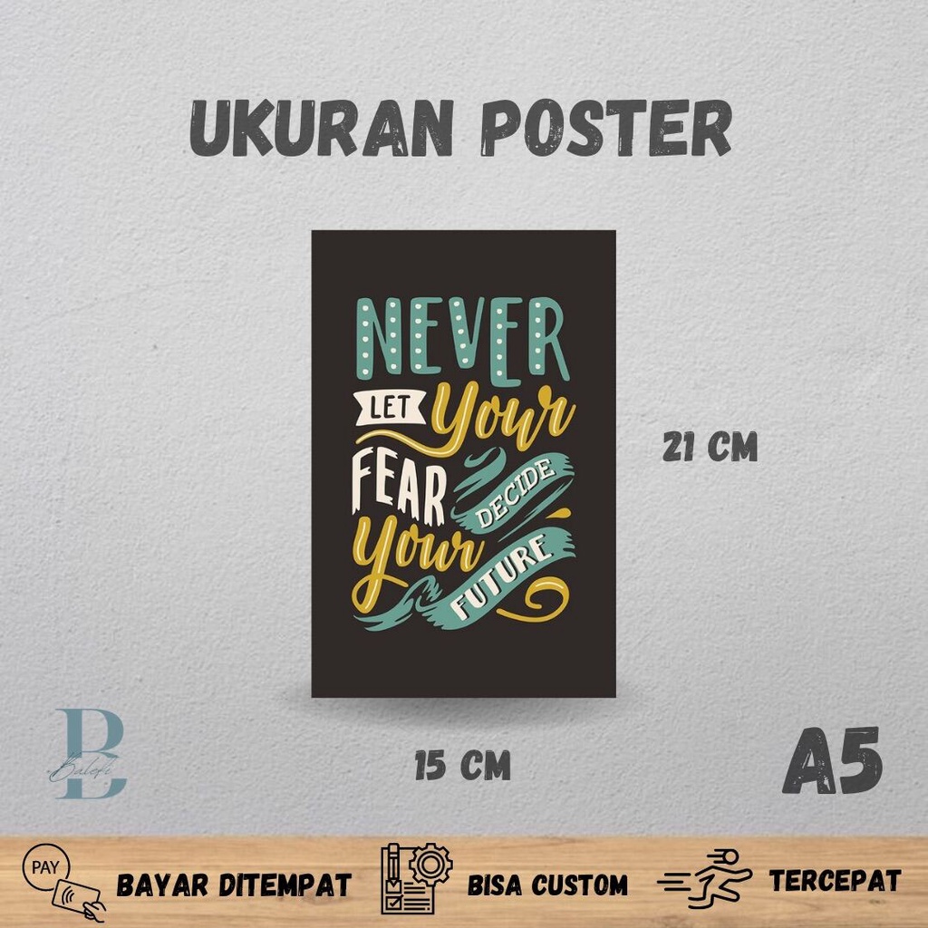 Jual Poster Aesthetic Quote Victor | Poster dinding kamar | Poster ...