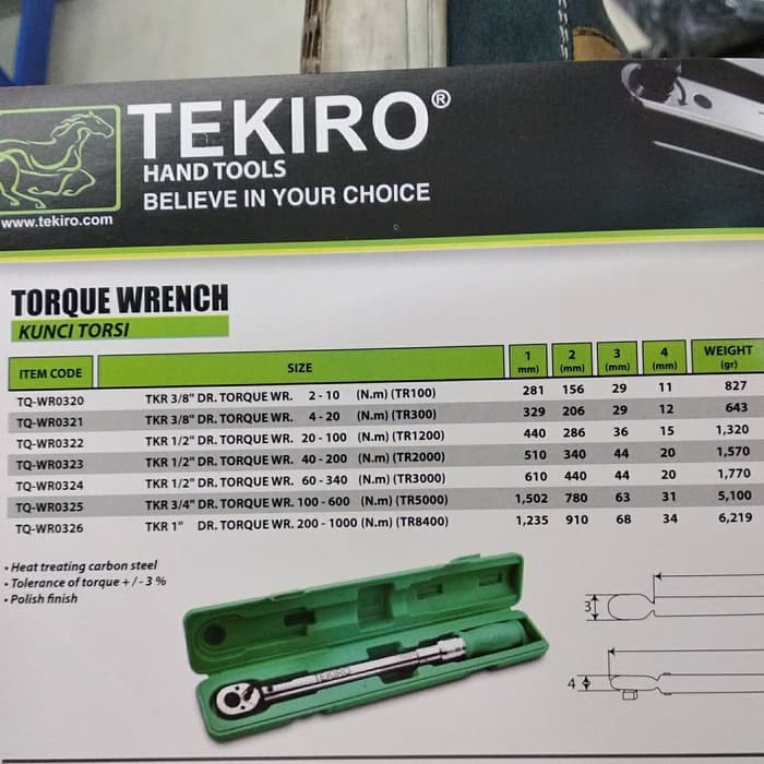 Jual Kunci Torsi Tekiro Tr Kunci Torsi N M Tekiro Torsi