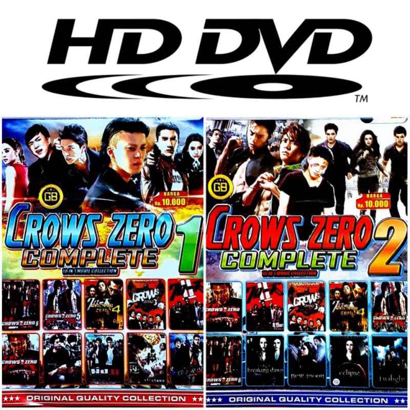 Jual Bisa Cod Kaset Film Koleksi Crows Zero 8 In 1 Movie Aksi Laga Populer Jepang Shopee 