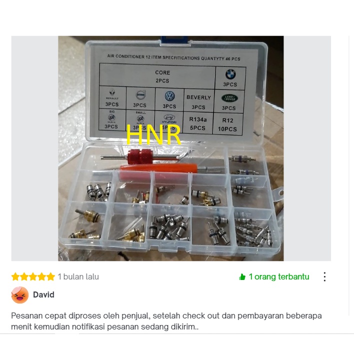 Jual SET Pentil AC Mobil R134a - R12 dan Alat Buka Pentil | Shopee ...