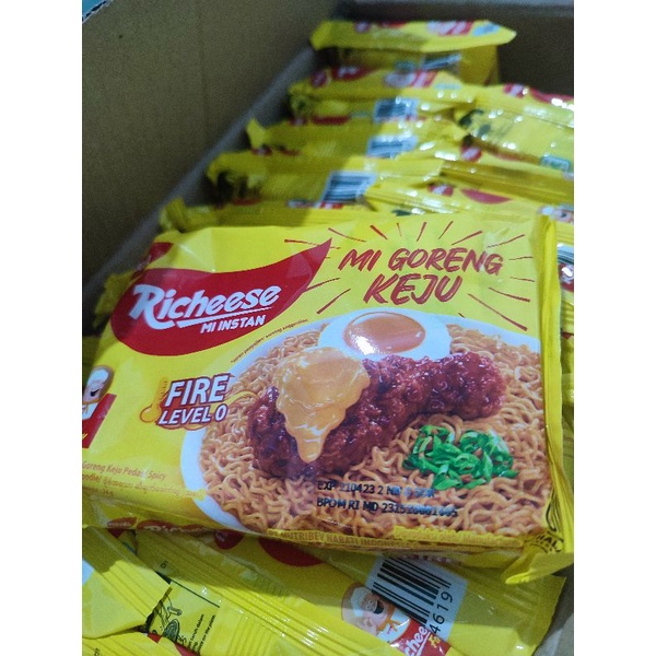 Jual MIE RICHEESE LEVEL 0 READY STOCK MIE VIRAL | Shopee Indonesia
