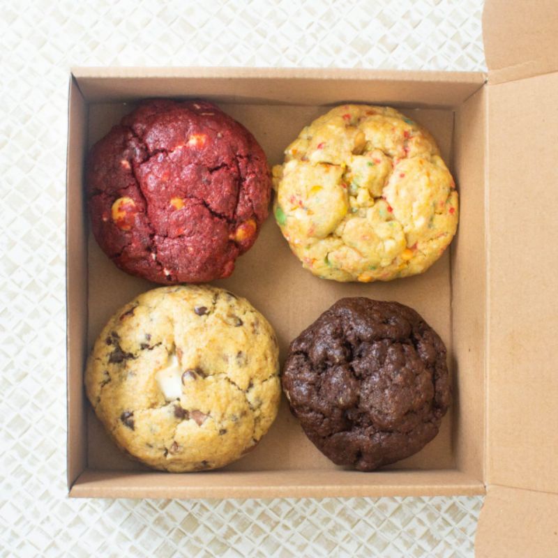 Jual NYCookies in a Box (pack isi 4 Giant Cookies) - Kue Kering ...