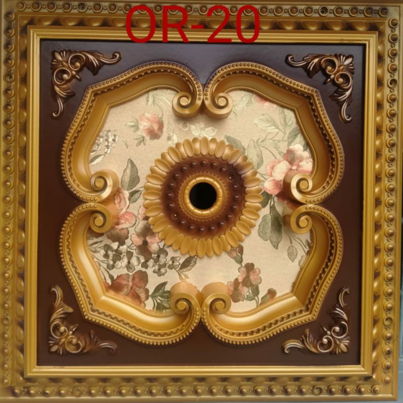 Jual Ornamen lampu plafon pvc / ornamen lampu / ornamen pvc / panel pvc