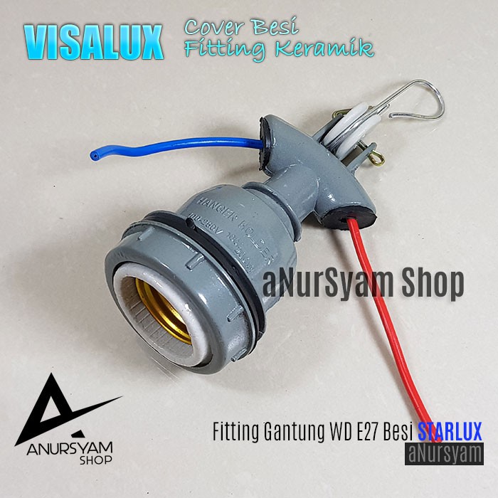 Jual Fitting WD E27 STARLUX / Fitting Gantung WD Besi Fitting Keramik ...