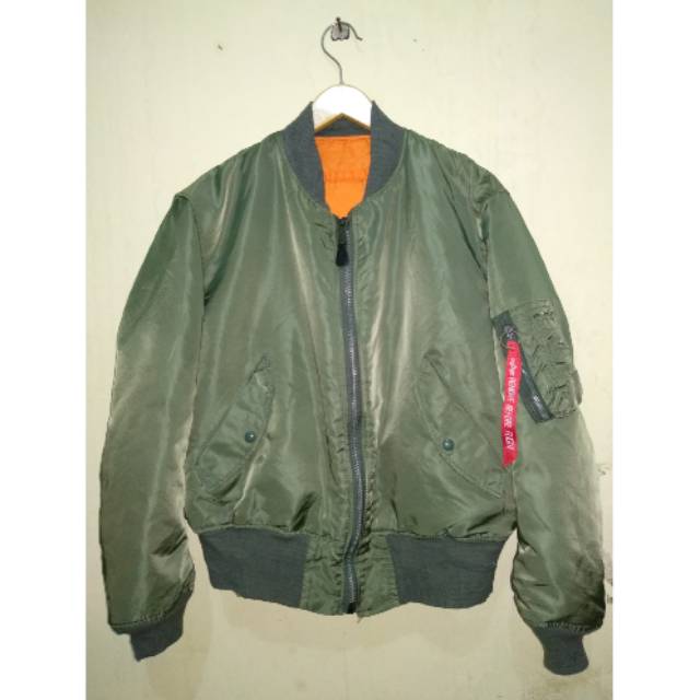 Jual JAKET BOMBER ALPHA INDUSTRIES MA 1 Shopee Indonesia