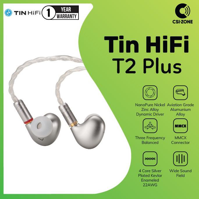 Jual TIN HIFI T2 Plus NanoPure Dynamic Drive In Ear Earphone with