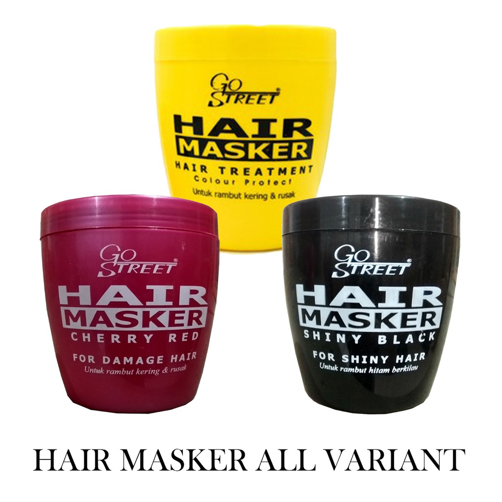 Jual GO STREET Hair Masker Perawatan Rambut Kusam All Varian Ukuran 500 ...