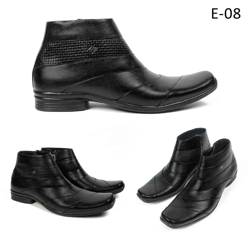 Jual Sepatu Pantofel Pria Tinggi Kulit Asli Pantopel Formal Casual E