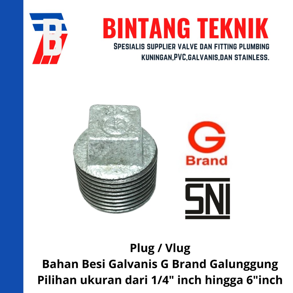 Jual Plug 3/4