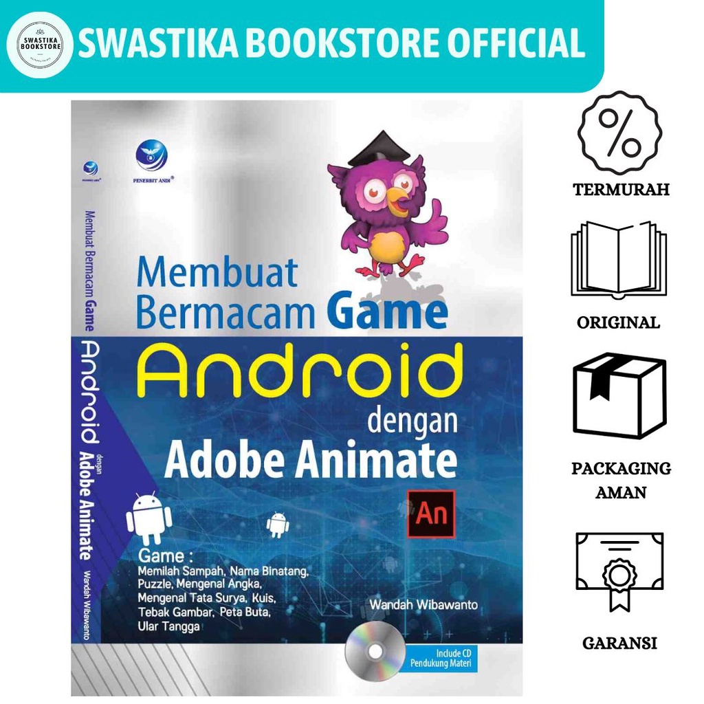 Jual Membuat Bermacam Game Android Dengan Adobe Animate + cd | Shopee  Indonesia