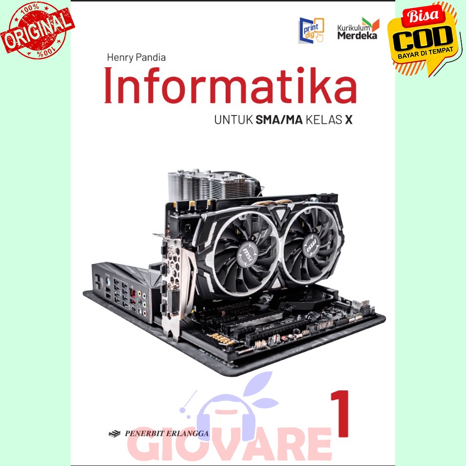 Jual BUKU INFORMATIKA KELAS 10 ERLANGGA KURIKULUM MERDEKA | INFORMATIKA ...