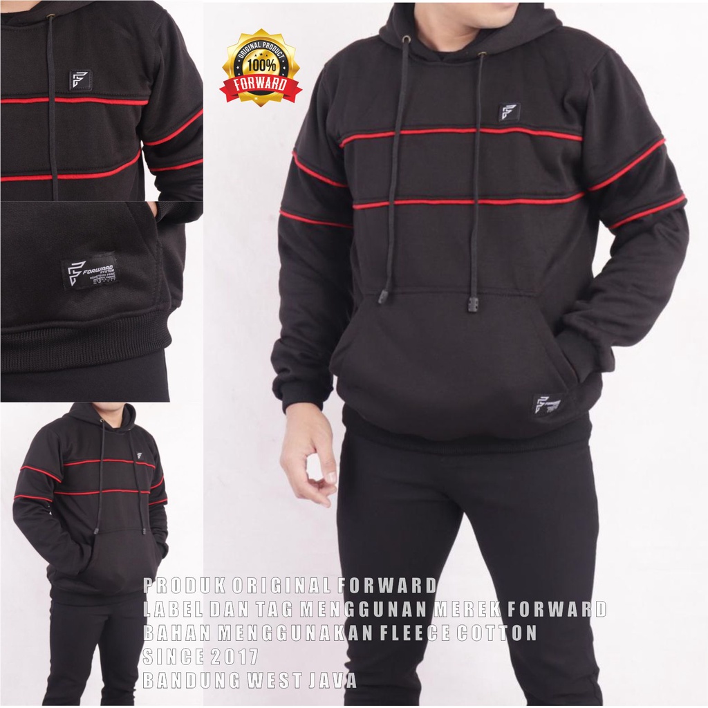 Jual Sweater Hoodie Polos Pria Wanita Bahan Fleece Tebal Original