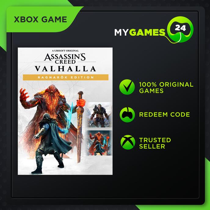 Jual Assassins Creed valhalla Ragnarok xbox one series X|S redeem Code ...