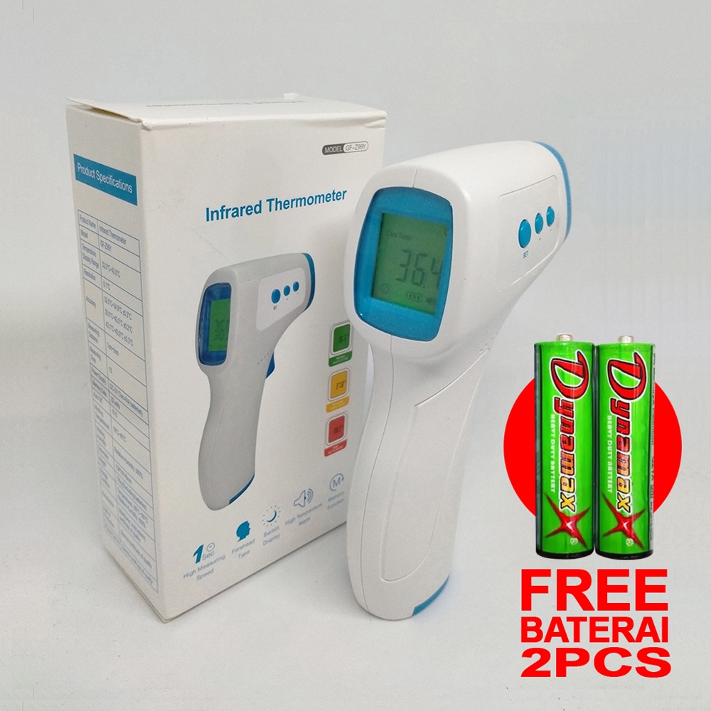 Jual Thermogun thermometer infrared Thermo gun GFZ99Y layar 3 warna