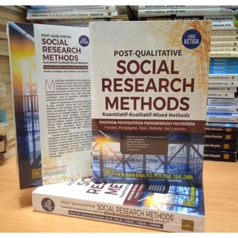 Jual BUKU POST QUALITATIVE SOCIAL RESEARCH METHODS EDISI KE TIGA Prof ...