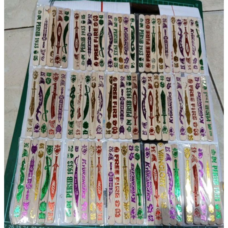 Jual stik gebrak eskrim lembaran 15*5/mainan anak/grosir | Shopee Indonesia