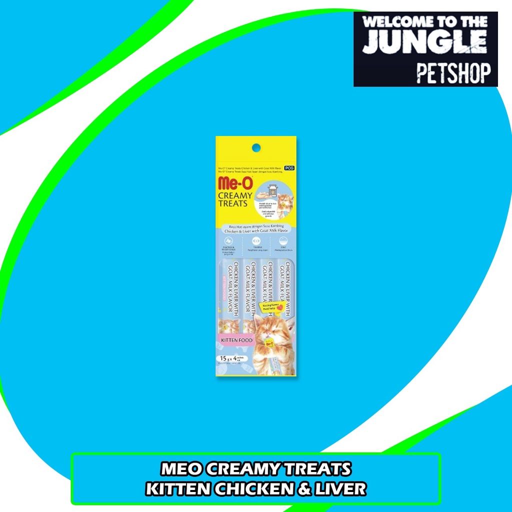 Jual Meo Creamy Treats All Varian Snack Cemilan Untuk Kucing Per Pack Isi Stix X Gr