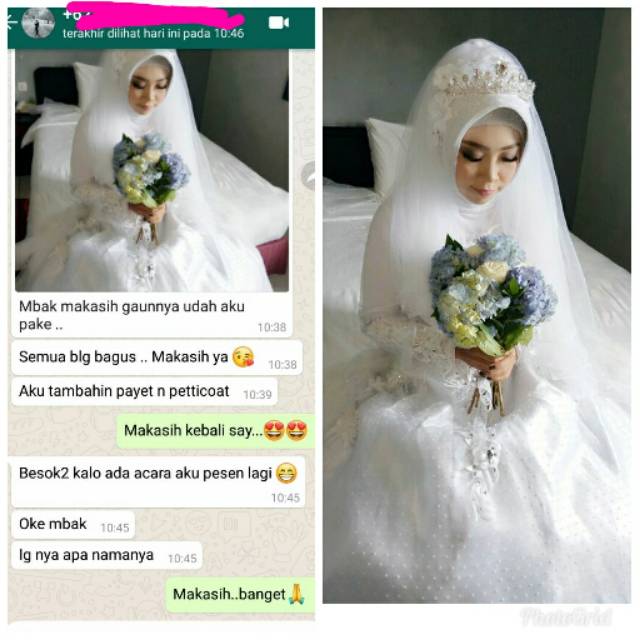 Jual GAUN PENGANTIN / GOWN/ BAJU PENGANTIN | Shopee Indonesia