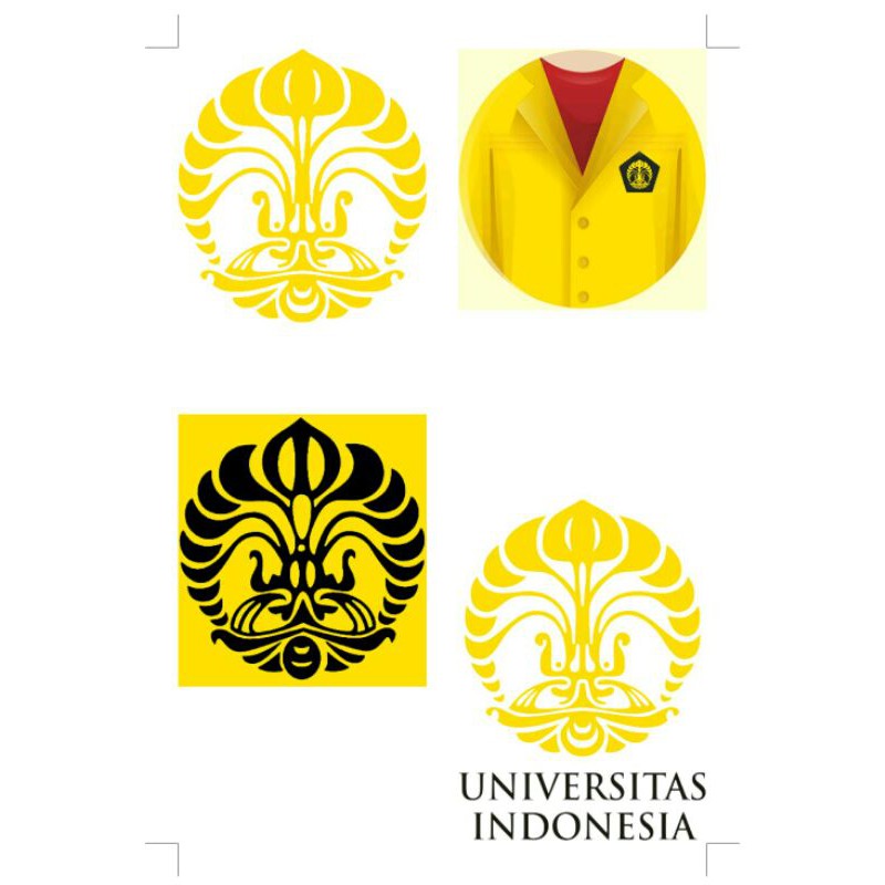 Jual Sticker Logo Universitas Indonesia Stiker Logo Ui Depok Shopee