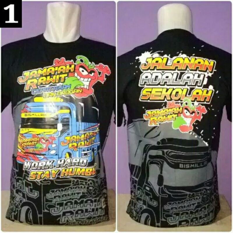 Jual Kaos Driver Truck Kata Kata Jama,Ah Rawit Indonesia | Shopee Indonesia