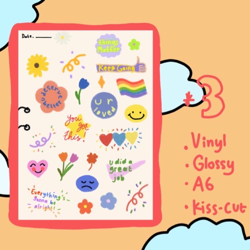 Jual Sticker A6 #3 - U Matter! | Shopee Indonesia