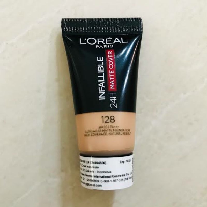 Jual Loreal Paris Infallible 24h Matte Cover Foundation Shade 128 Make Up Loreal Fondation 1242