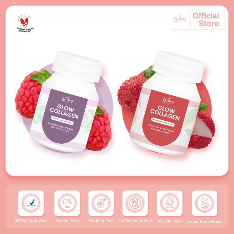 Jual COLLAGEN GLOW BY QUEENZY SKIN 55gr | Shopee Indonesia