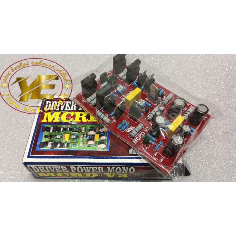 Jual Kit Driver MCRD V3 Low Sub/Kit Driver MCRD V3 Power Amplifier Mono