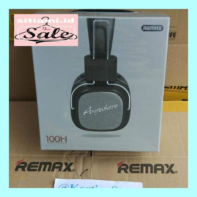 Jual Sitt7Dfa Remax Headset Headphone Rm-100H Hifi Stereo Bass Original ...