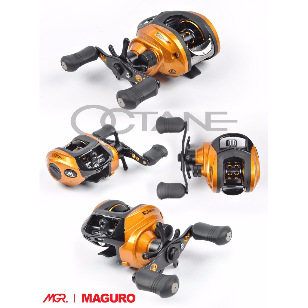 Jual Reel Bait Casting Maguro Octane Handle Kiri untuk mancing casting ...
