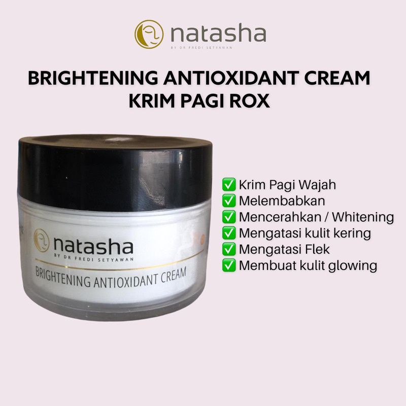 Jual BRIGHTENING ANTIOXIDANT CREAM NATASHA SKIN CARE KRIM PAGI