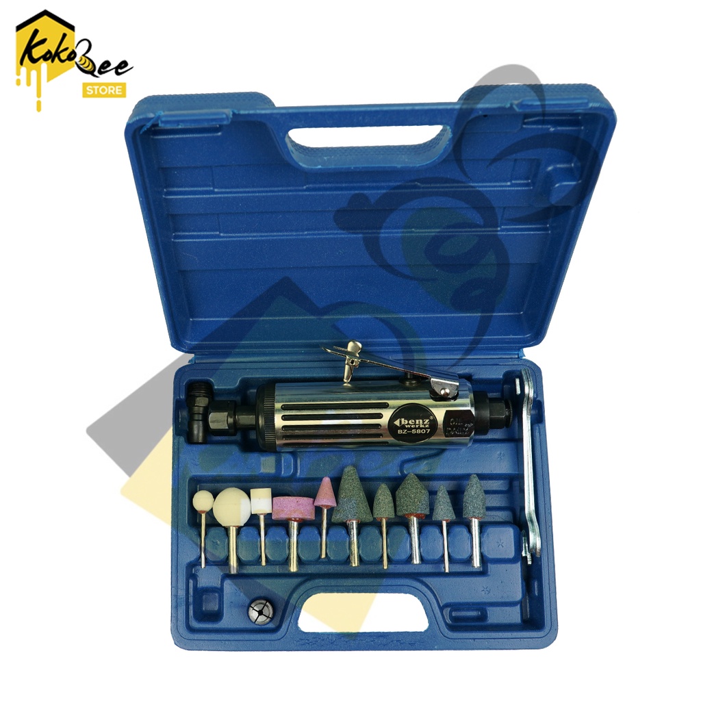 Jual Benz werkz Air die grinder kit set 3mm 6mm - Mesin gerinda angin ...