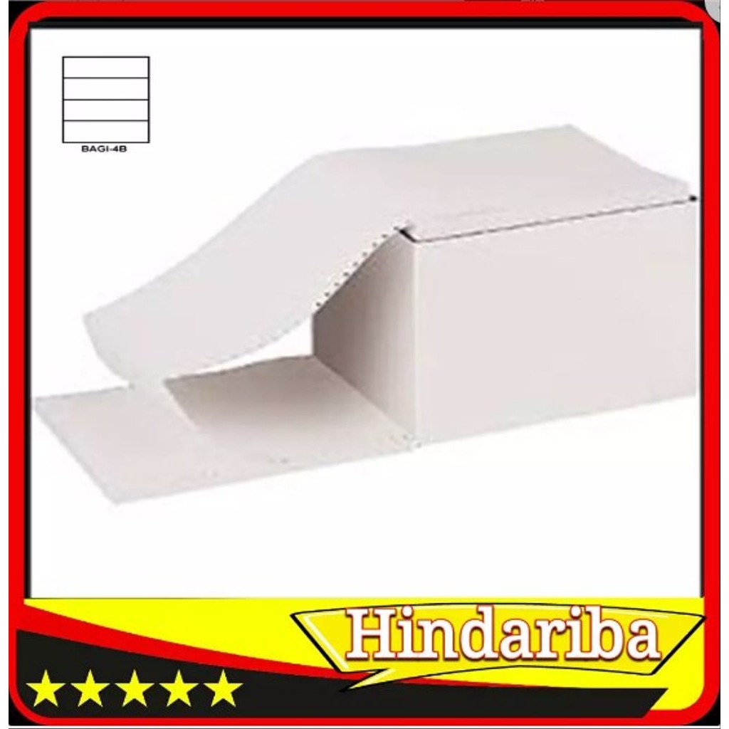 Jual Langsung Order GROSIR Kertas struk PPOB Continuous form A4 dibagi ...