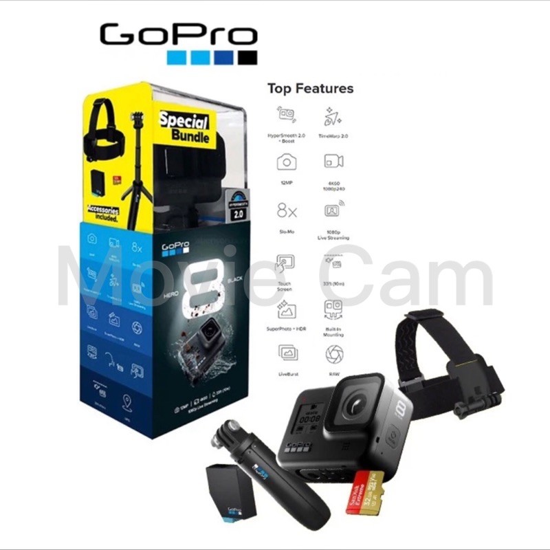 Jual Gopro Hero 8 Black Special Bundle | Shopee Indonesia