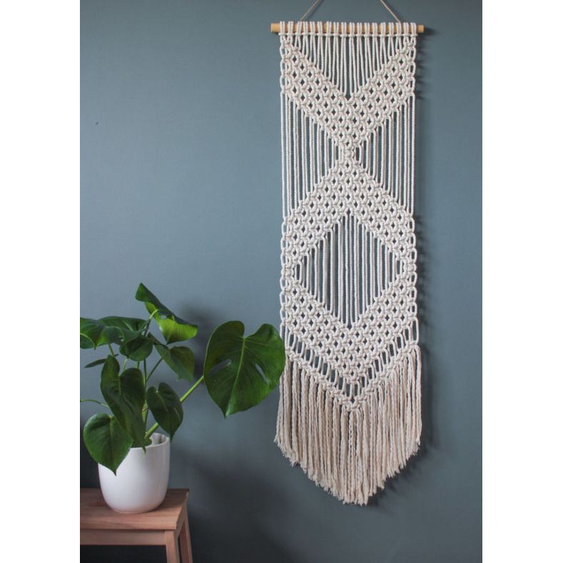 Jual [READYSTOCK] macrame wall hanging/ makrame hiasan dinding no 87 ...
