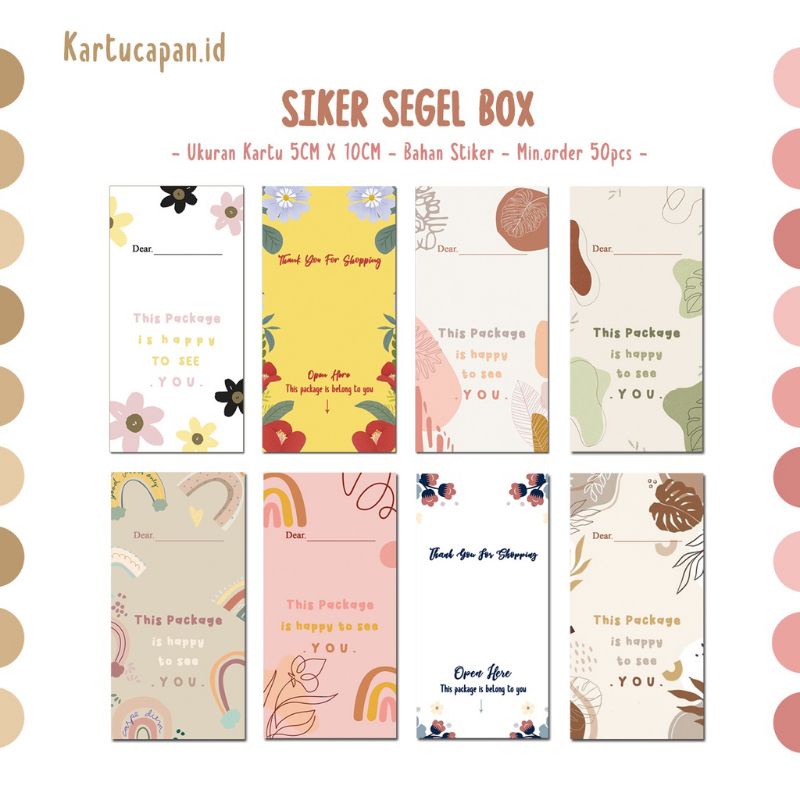 Jual STIKER SEGEL BOX MURAH / STIKER SEGEL BOX KEKINIAN / STIKER ...